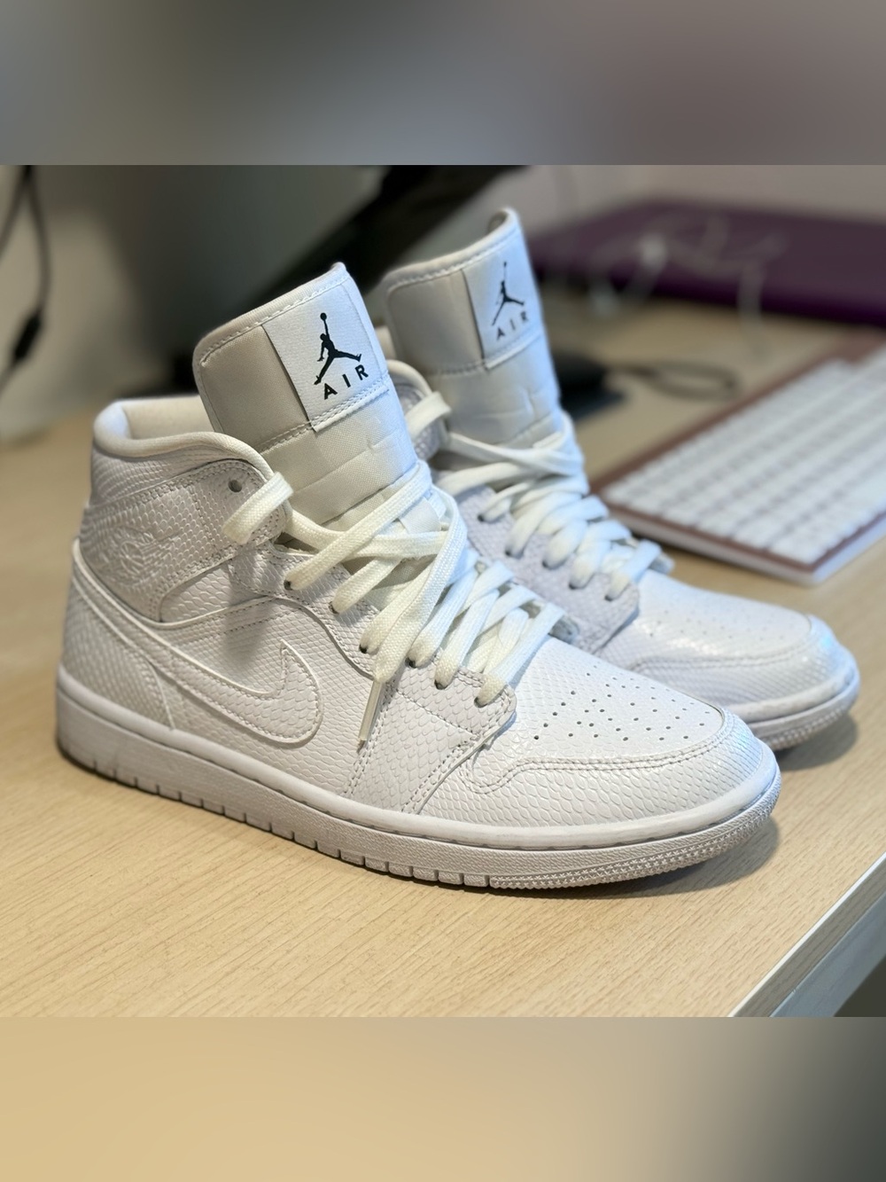 Nike Air Jordan 1 Mid - All White